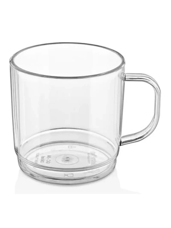 250 ml Kırılmaz Kulplu Bardak – Polikarbon, Çay Kahve ve Meşrubat İçin